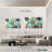 Yarlin Doughnuts On Teal-108064247