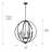 Petitt 6 - Light Dimmable Globe Chandelier-91113936-91113933