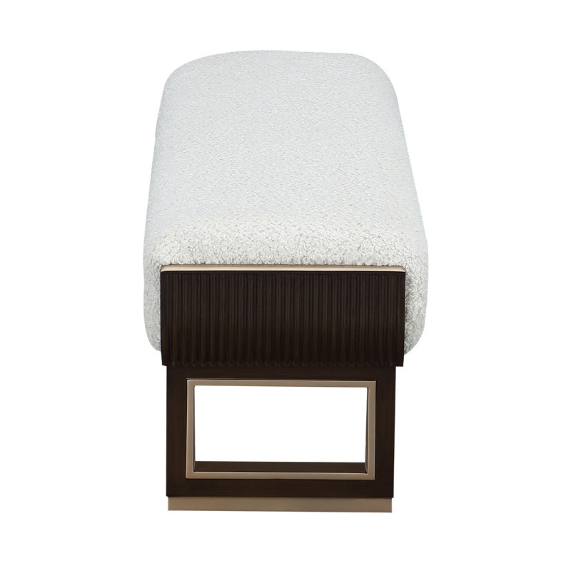 West Kensington Accent Bench, Brown