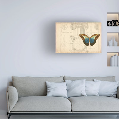 Art mural sur toile tendue - "Rendu classique 2" de Gail Fraser pour décoration de salon, de chambre à coucher ou de bureau - 12 x 19