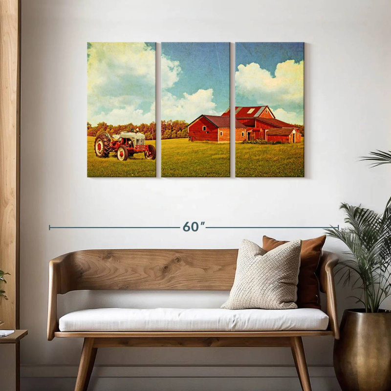 Lilie Old Farm Barn, 28" H x 45" W