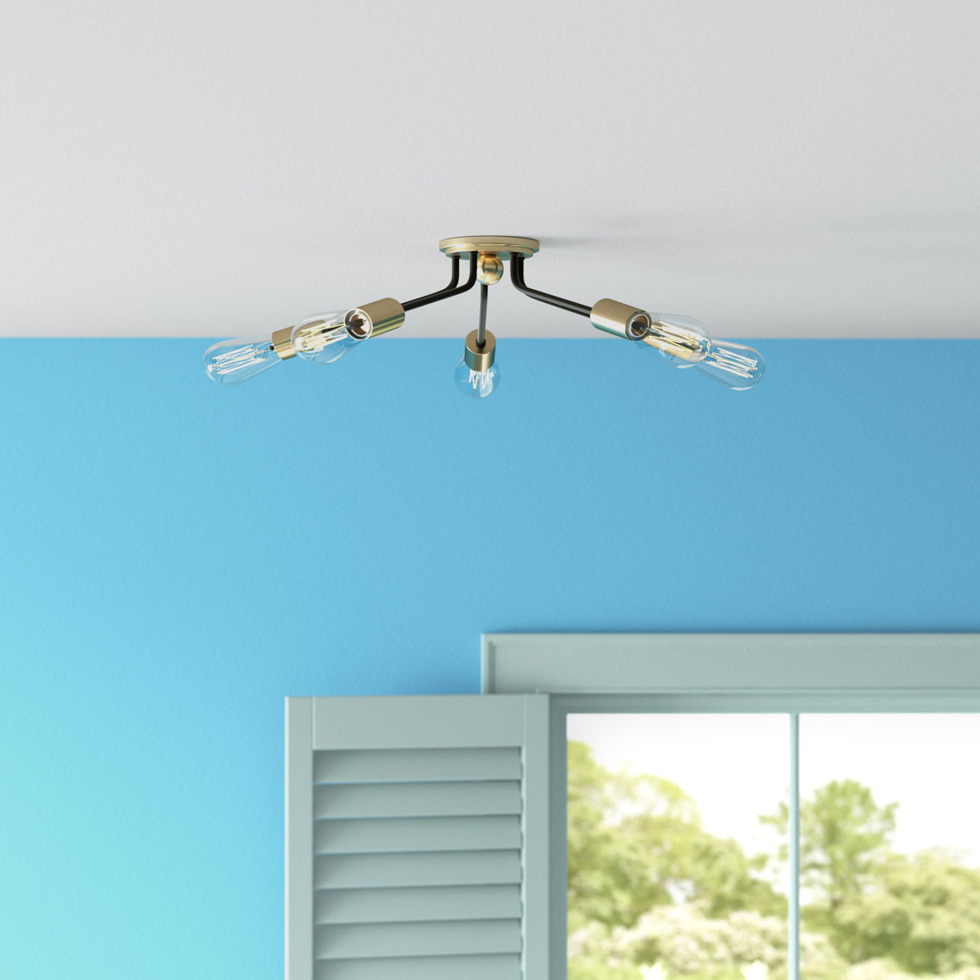 Semi Flush Mount George Oliver Fixture 