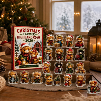 Christmas Decor 2D 24 Days Christmas Advent Calendar Countdown