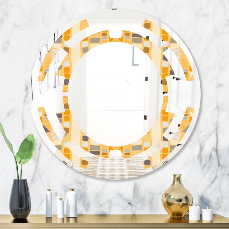 Miroir mural géométrique Space II, H 31,5 po x l po
