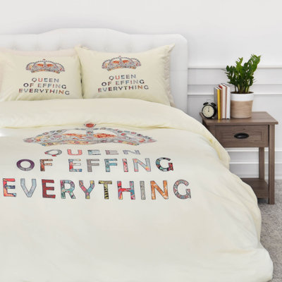 Ensemble de housse de couette Her Daily Motivation