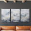 Lanscape Study Series LXII - Ensemble de 3 toiles tendues avec châssis - Prêt à être accroché-257241670