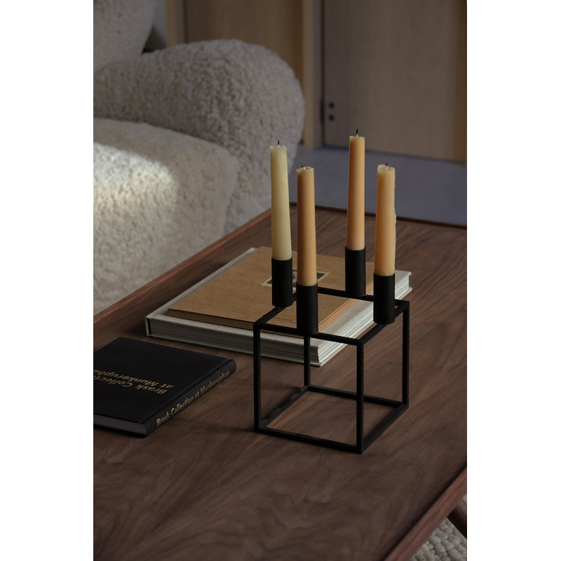 Kubus Candelabra, Black
