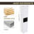 12" Bathroom Side Cabinet,2-Soft Close Doors,Float Mounting Design,12*2(KD-Packing)