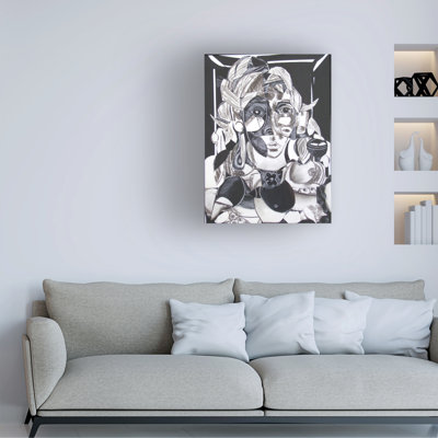 Art sur toile, noir et blanc