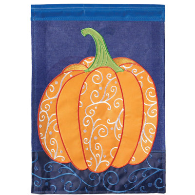 Double Sided 18'' H x 13'' W Burlap Thanksgiving Garden Flag