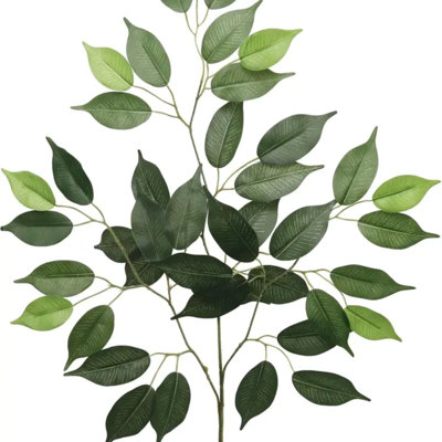 24-Pack Green Ficus Spray with 42 Silk Leaves – Artificial