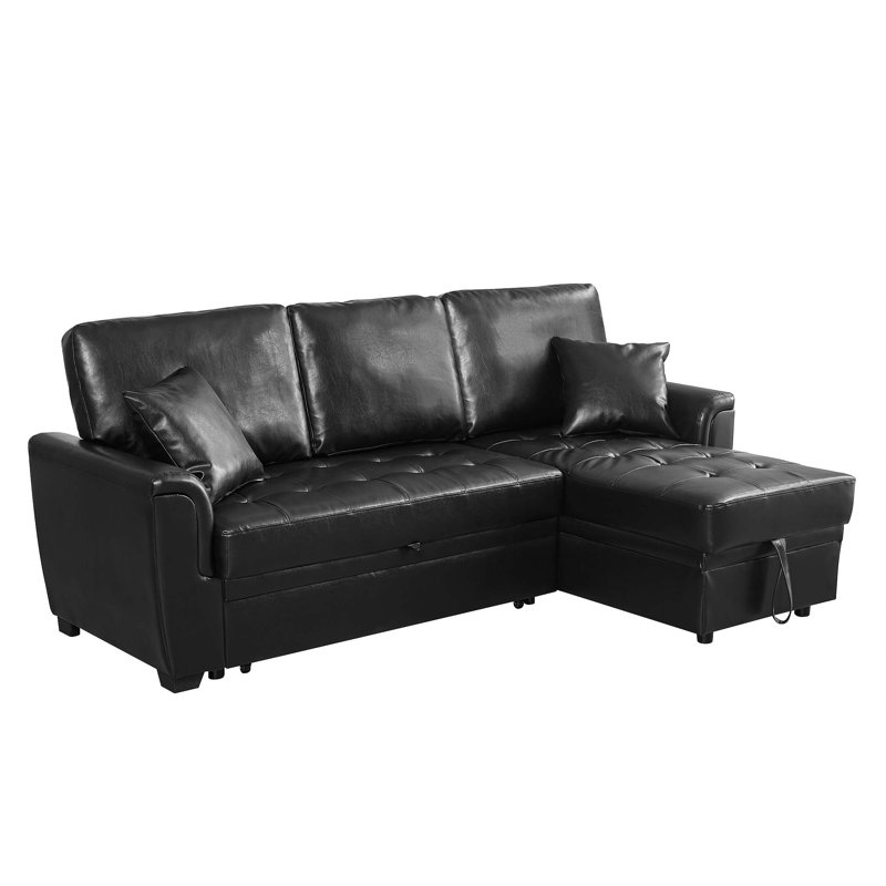 Canapé modulaire en cuir 3 pièces Jeru