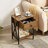 Alameen 22" Tall Nightstand, End Side Tables with Storage Drawer and Open Wood Shelf for Bedroom-2103405310