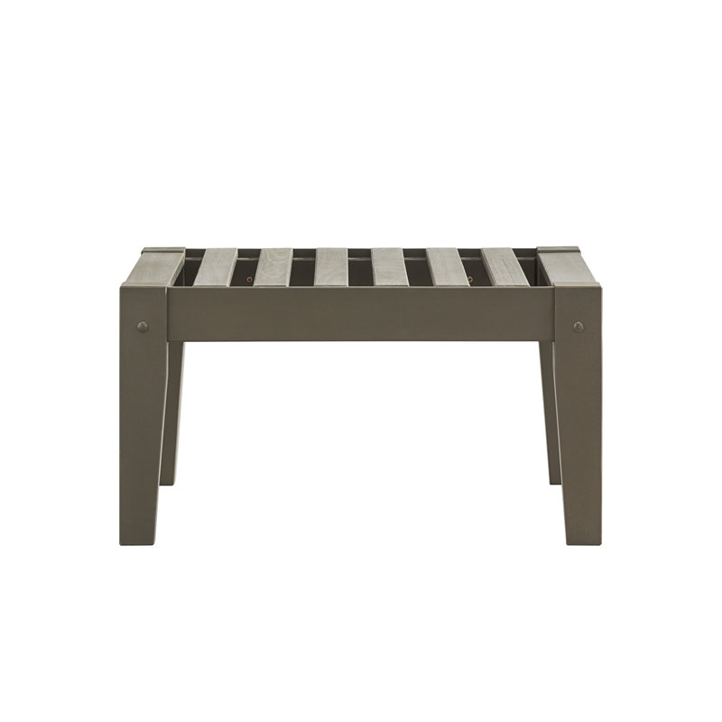 Repose-pieds extérieur Hursey, Pas de coussin, Gris