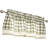 Haylee Cotton Blend Plaid Tailored Window Valance-15248862