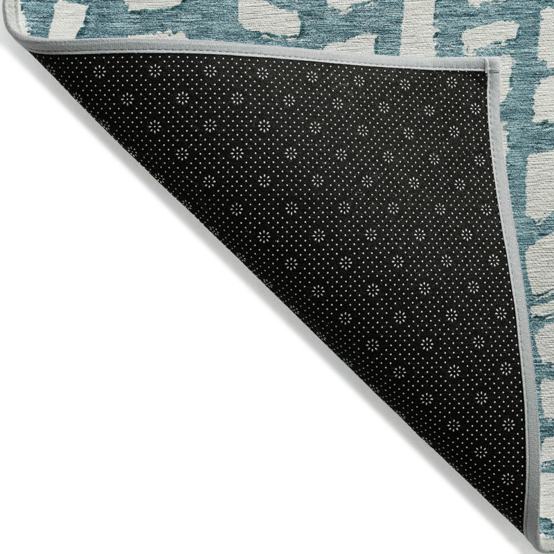 Lamanna Washable Striped Indoor / Outdoor Rug, Rectangle 9' x 12'