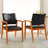 Actrice 18.5'' H Tufted Upholstered Beech Armchair-214455344