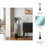 Decorative Boho Glass and Iron Vase with Modern Mixed Material Design and Artistic Metal Accents for Versatile Home Decor Styling-369790366