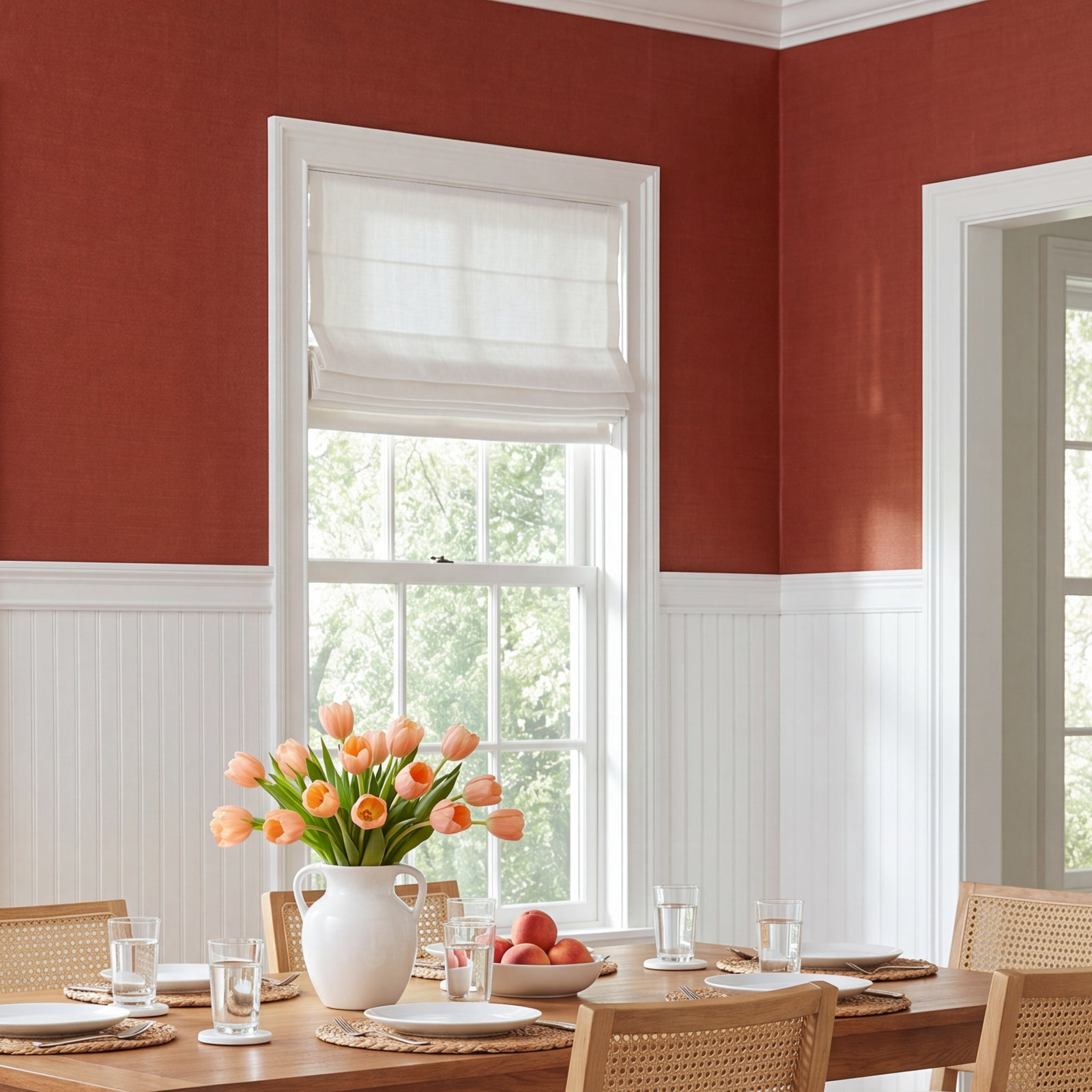 Chatham Modern Grass Cloth Wallpaper