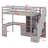 Philippa Kids Twin Loft Bed with Drawers-1188422547