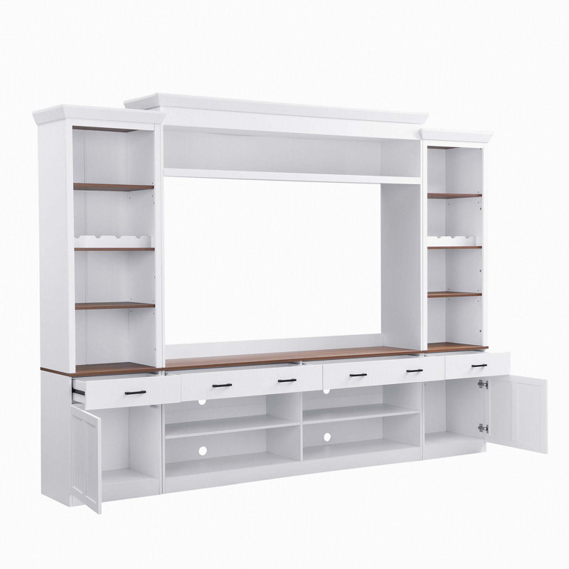 Allivia TV Stand For Tvs Up To 70", White