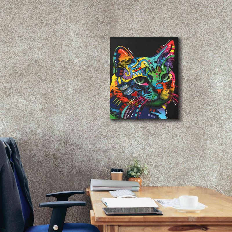 «Debate» par Dean Russo, art mural sur toile, H 24 po x l 20 po x P 0,75 po