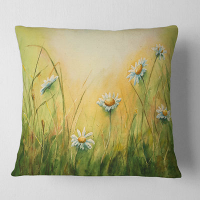 Floral Throw Pillow