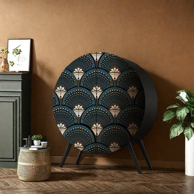 Round Entryway Cabinet