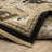 Kuester Vintage Center Medallion Tan/ Black Wool Blend Area Rug-1504255448