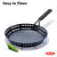 OXO Obsidian Pre-Seasoned Carbon Steel Outdoor 12" Open Fry Pan