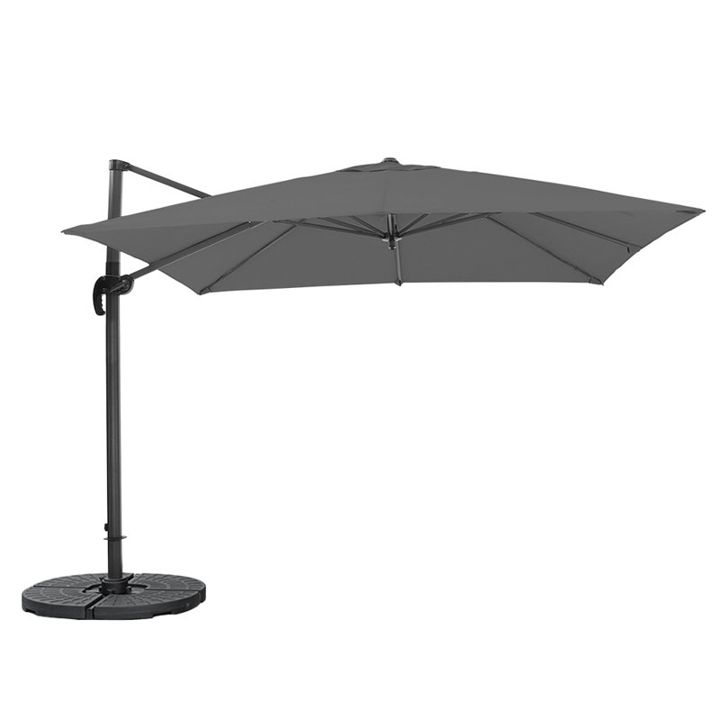 Aanyah 300cm Cantilever Parasol, Dark Grey