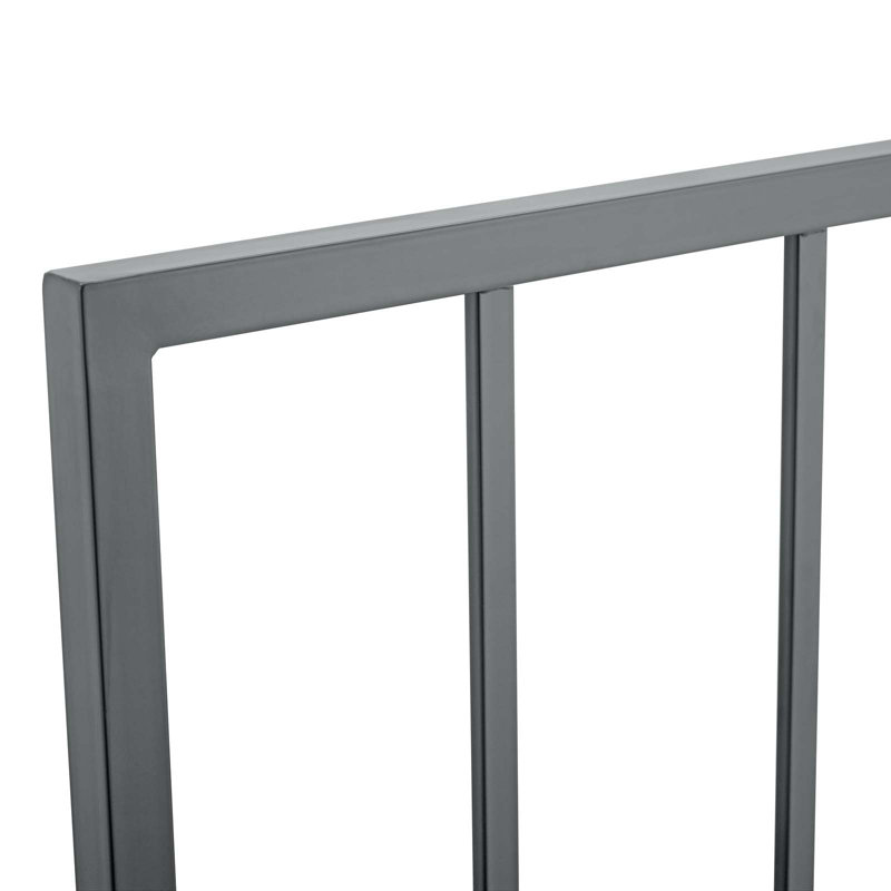 Tatum Metal Headboard, Gray, King