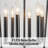 6 - Light Dimmable Lantern Pendant Light with Industrial Metal Frames-1113030315