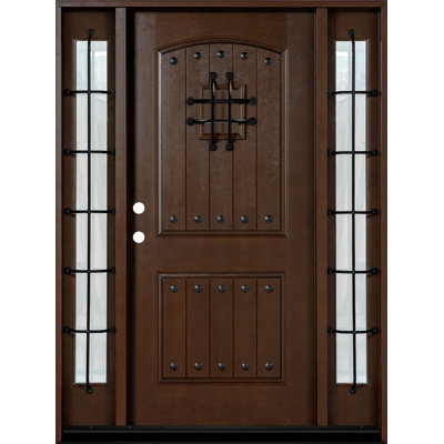 60'' x 80'' Paneled Fiberglass Front Entry Doors