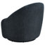 Leon Chenille Upholstered Swivel Accent Chair Beige-133277214