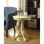 Table d'appoint à finition jaune clair Alger