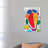 Cubist Multicolor Portrait by Emmanuel Signorino - Wrapped Canvas Print-1641490174