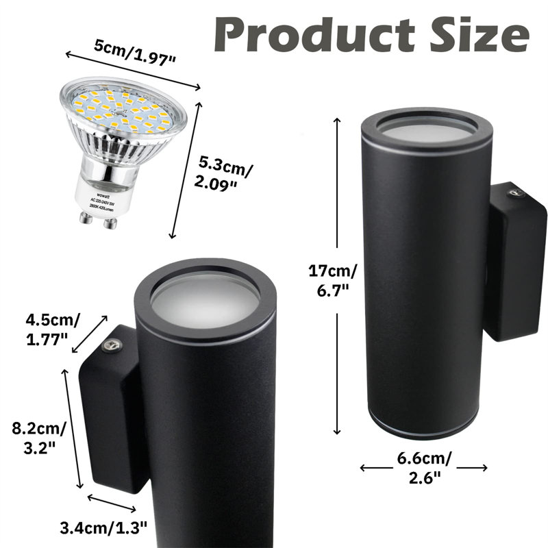 Inver Plug-in Integrated LED Outdoor Armed Sconce