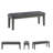 Frisby Polyester Upholstered Bench