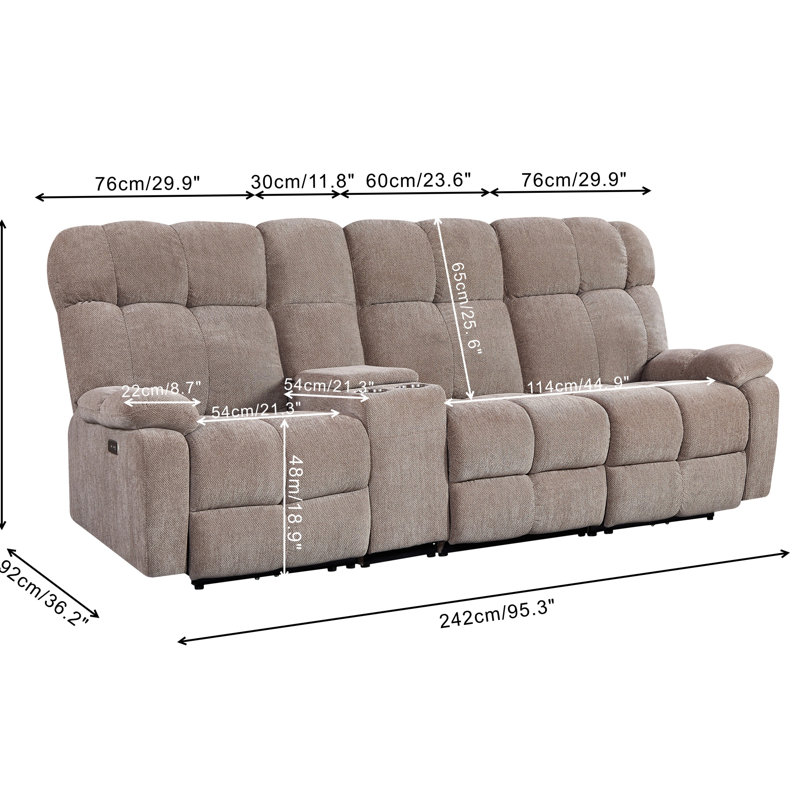 Fauteuil inclinable motorisé à plusieurs combinaisons
