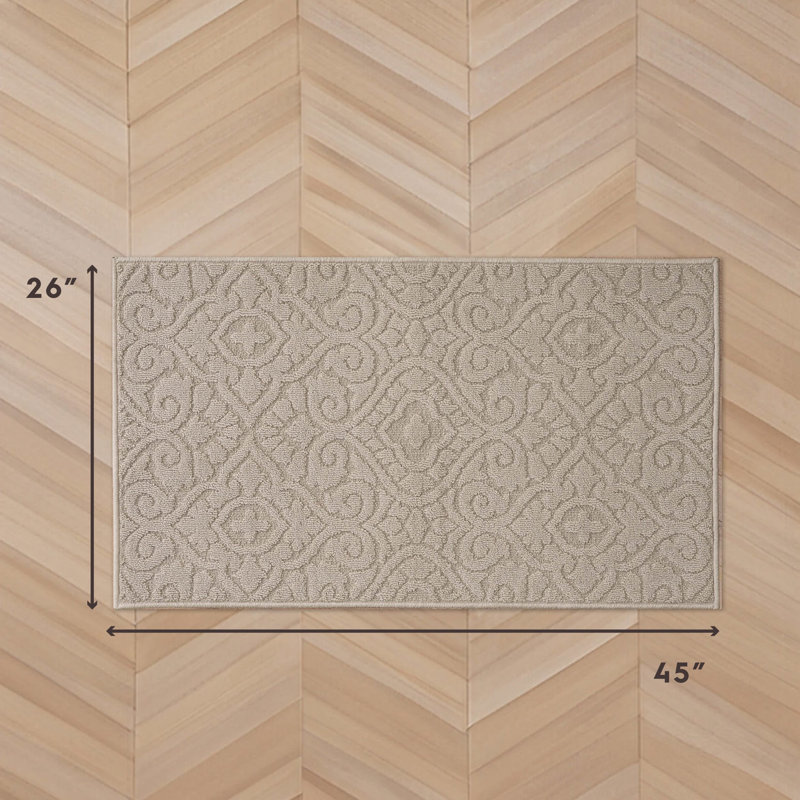 Feya Machine Woven Synthetic Aera Rug in Gray, Brown, Rectangle 2'2" x 3'9"
