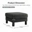 Repose-pieds capitonné Boucle-116784696