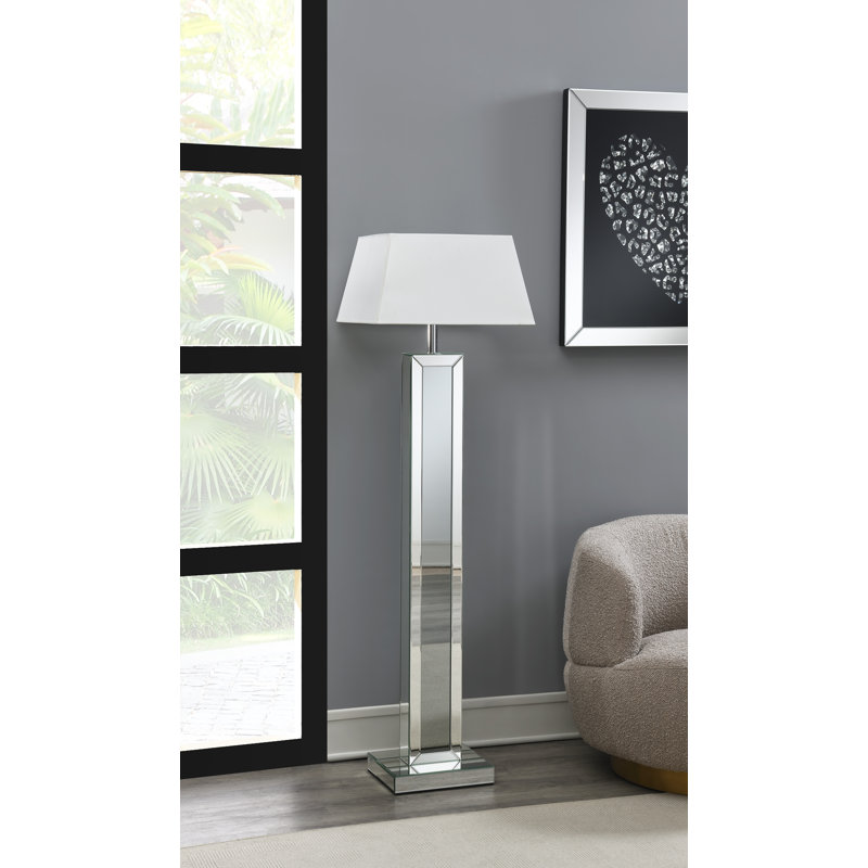 Deshka 56'' LED Column Floor Lamp