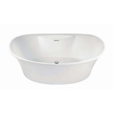 Loretta 3 DoloMatte 60" x 32" Freestanding Soaking Solid Surface Bathtub