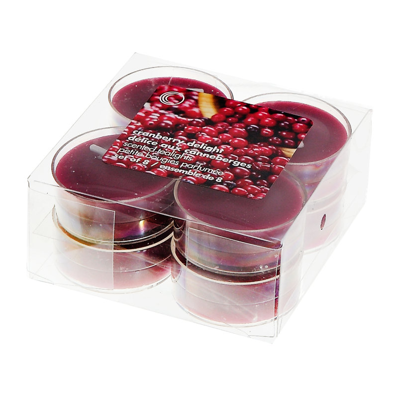 Cranberry Scented Tealight Candle