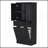 Bathroom Storage Cabinet With Two Laundry Baskets, Storage Cabinet With Doors And Drawer For Home, Black-1064655472