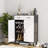 Shoe Storage Cabinet With Two Drawers