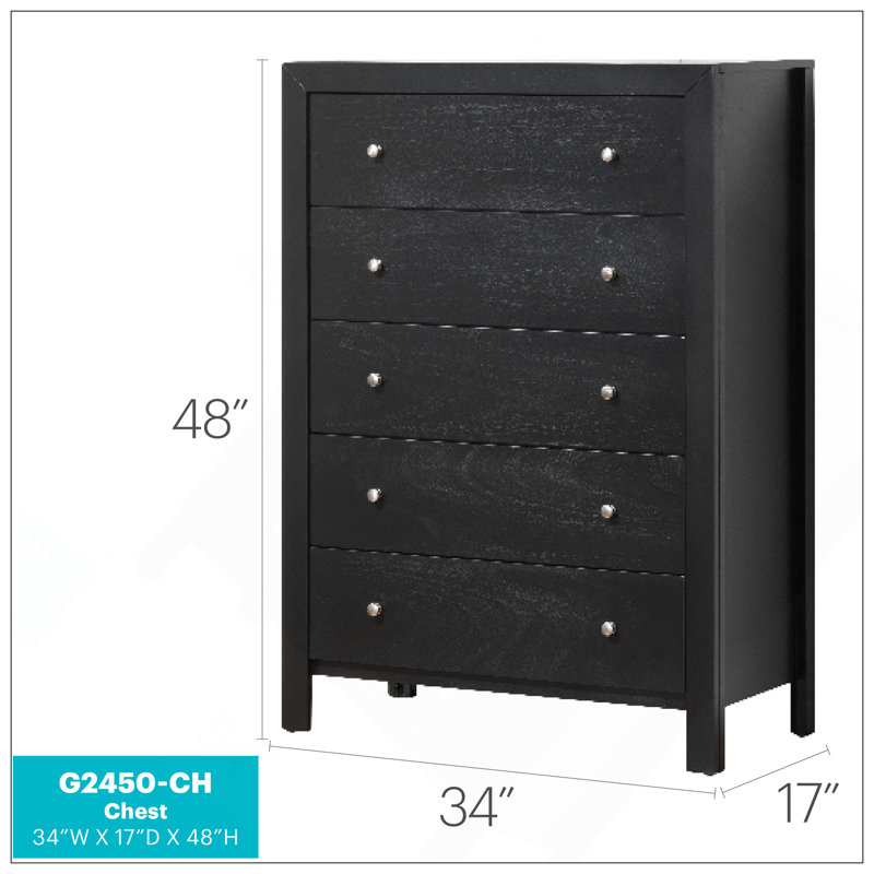 Commode Burlington, noir