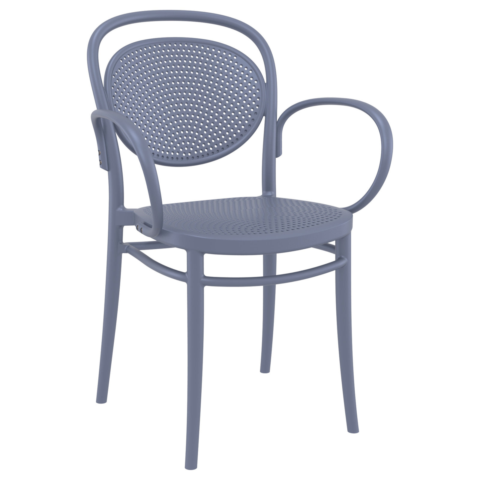 Farrah 2-Person Patio Seating Group, Dark Gray