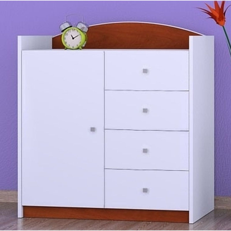 Northcutt Kids 4 - Drawer Combo Dresser, Brown